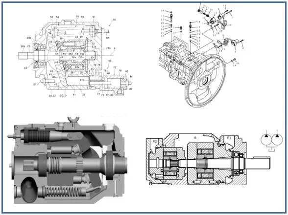 Us Original Permco Gear Pump P7600-F63/F80/F100/F112 High Pressure Oil Pump