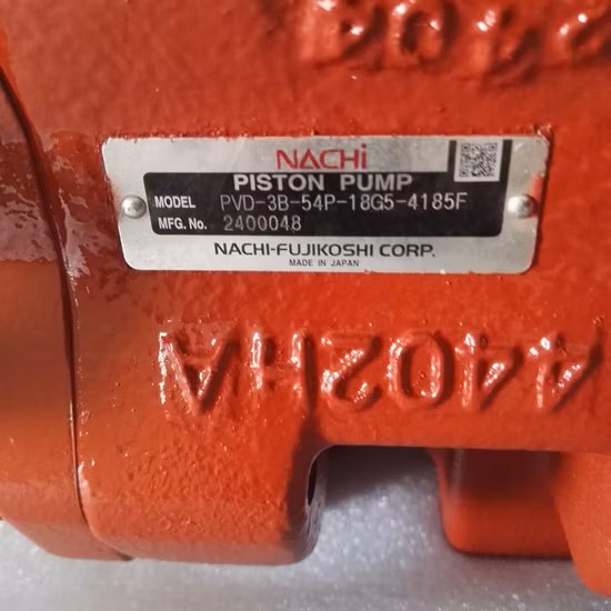 NACHI 유압 콜벤펌프 PVD-3b-54p-18g5-4185f PVD-0b-24p PVD-1b-32p PVD-2b-40p 2400048